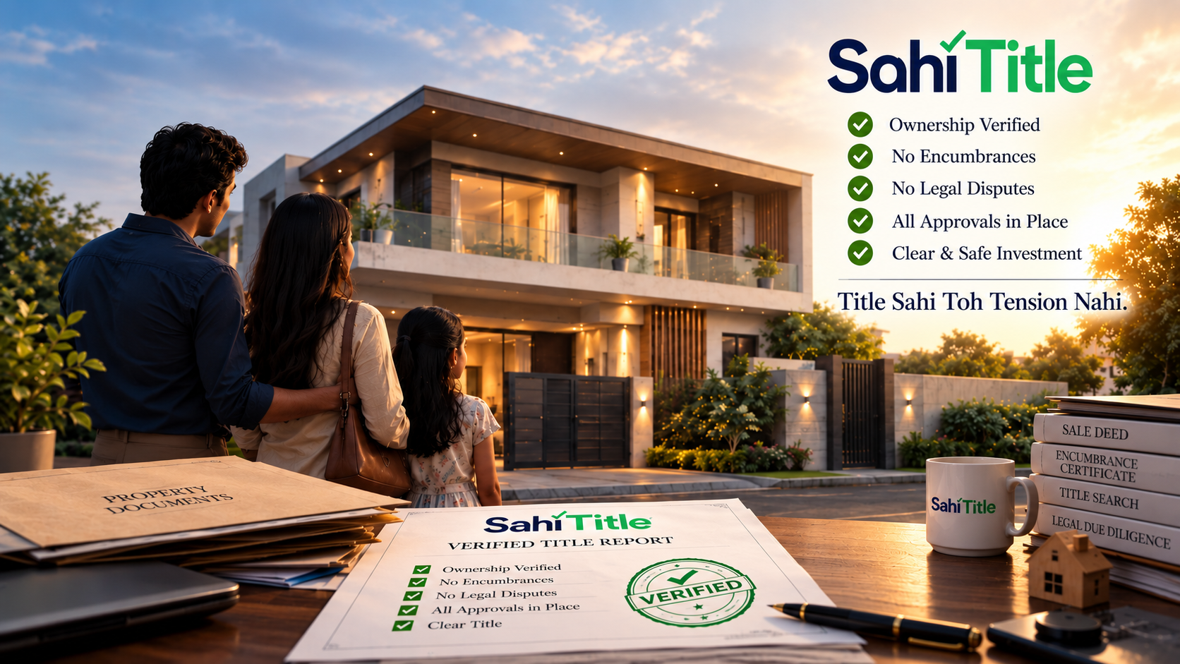 A modern home after confident property verification